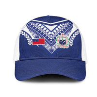 Samoa Rugby Mesh Trucker Cap Pacific Motifs - Polynesian Pride