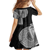 Samoan Tatau Family Matching Off Shoulder Maxi Dress and Hawaiian Shirt Art Tribal Traditional Tattoos LT03 - Polynesian Pride