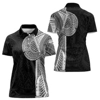 Samoan Tatau Women Polo Shirt Art Tribal Traditional Tattoos - Polynesian Pride