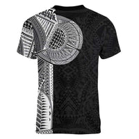 Samoan Tatau Women V-Neck T-Shirt Art Tribal Traditional Tattoos - Polynesian Pride