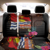 Kiribati Flag and Fireworks Back Car Seat Cover First Place Welcome the New Year LT03 - Polynesian Pride