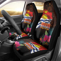 Kiribati Flag and Fireworks Car Seat Cover First Place Welcome the New Year LT03 - Polynesian Pride