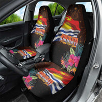 Kiribati Flag and Fireworks Car Seat Cover First Place Welcome the New Year LT03 - Polynesian Pride
