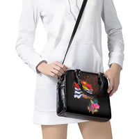 Kiribati Flag and Fireworks Shoulder Handbag First Place Welcome the New Year - Polynesian Pride