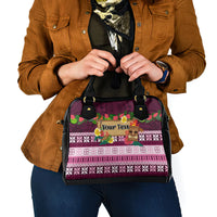 Pasifika Festival Auckland Shoulder Handbag Polynesian Tribal with Pacific Pattern Pink Color LT03 - Polynesian Pride
