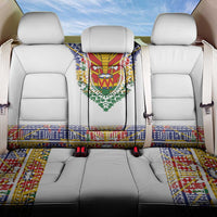 Haiti Flag Traditional Dashiki Back Car Seat Cover White Color LT03 One Size White - Polynesian Pride