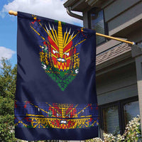 Haiti Flag Traditional Dashiki Garden Flag Black Color LT03 - Polynesian Pride