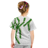 Hawaii Maile Lei Kid T Shirt Aloha White Color
