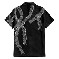 Hawaii Maile Lei Hawaiian Shirt Aloha Grayscale Color LT03 - Polynesian Pride