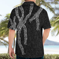 Hawaii Maile Lei Hawaiian Shirt Aloha Grayscale Color LT03 - Polynesian Pride