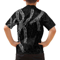 Hawaii Maile Lei Hawaiian Shirt Aloha Grayscale Color LT03 - Polynesian Pride