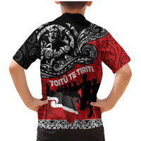 Aotearoa Toitu Te Tiriti Family Matching Mermaid Dress and Hawaiian Shirt Honoring Te Tiriti o Waitangi Maori Haka LT03 - Polynesian Pride
