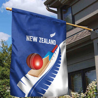 New Zealand Cricket Garden Flag Kiwi Birds Haka Dance Blue Fern Sporty Style LT03 - Polynesian Pride