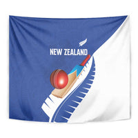 New Zealand Cricket Tapestry Kiwi Birds Haka Dance Blue Fern Sporty Style LT03 - Polynesian Pride