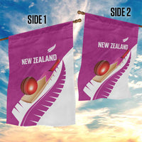New Zealand Cricket Garden Flag Kiwi Birds Haka Dance Pink Fern Sporty Style LT03 - Polynesian Pride