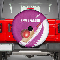 New Zealand Cricket Spare Tire Cover Kiwi Birds Haka Dance Pink Fern Sporty Style LT03 - Polynesian Pride