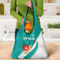 New Zealand Cricket Grocery Bag Kiwi Birds Haka Dance Turquoise Fern Sporty Style LT03 - Polynesian Pride