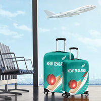 New Zealand Cricket Luggage Cover Kiwi Birds Haka Dance Turquoise Fern Sporty Style LT03 - Polynesian Pride
