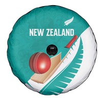 New Zealand Cricket Spare Tire Cover Kiwi Birds Haka Dance Turquoise Fern Sporty Style LT03 - Polynesian Pride