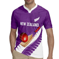 Custom New Zealand Cricket Rugby Jersey Kiwi Birds Haka Dance Purple Fern Sporty Style LT03 - Polynesian Pride