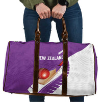New Zealand Cricket Travel Bag Kiwi Birds Haka Dance Purple Fern Sporty Style LT03 Purple - Polynesian Pride