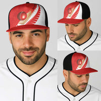 New Zealand Cricket Baseball Net Cap Kiwi Birds Haka Dance Red Fern Sporty Style