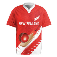 Custom New Zealand Cricket Rugby Jersey Kiwi Birds Haka Dance Red Fern Sporty Style LT03 Red - Polynesian Pride