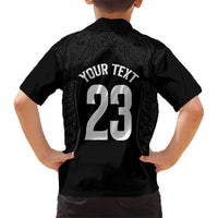 New Zealand Basketball Ta Moko Tribal Custom Kid Hawaiian Shirt