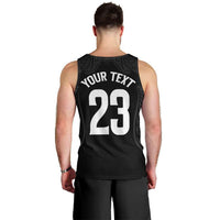 New Zealand Basketball Ta Moko Tribal Custom Men Tank Top