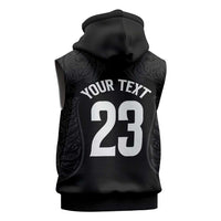 New Zealand Basketball Ta Moko Tribal Custom Sleeveless Hoodie