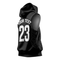 New Zealand Basketball Ta Moko Tribal Custom Sleeveless Hoodie