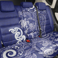 New Zealand Sea Animals with Maori Tribal Tattoo Back Car Seat Cover Blue Color LT03 - Polynesian Pride
