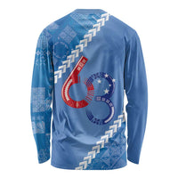 Samoa Independence Day Long Sleeve Shirt Anniversary 63th-Siapo Art