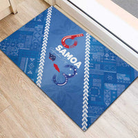 Samoa Independence Day Rubber Doormat Anniversary 63th-Siapo Art