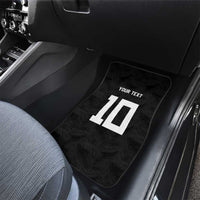 Rugby Fiji Car Mats Fijian Masi Tribal Sporty Style Black Color LT03 - Polynesian Pride
