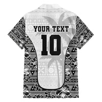 Custom Fiji Pacific Rugby 2024 Family Matching Off Shoulder Maxi Dress and Hawaiian Shirt Tapa Tribal and Fijian Masi Pattern LT03 - Polynesian Pride