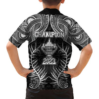 New Zealand Rugby Kid Hawaiian Shirt Aotearoa Champion Cup History with Silver Fern LT03 - Polynesian Pride