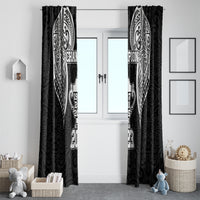 New Zealand Rugby Window Curtain Aotearoa Champion Cup History with Haka Dance LT03 - Polynesian Pride