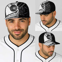 Aotearoa Lawn Bowls Baseball Net Cap Maori and Silver Fern Half Style - Polynesian Pride