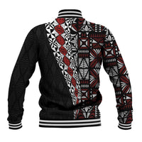 Tonga Ngatu Art Tattoo Polynesian Baseball Jacket