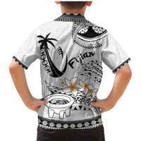 Fijian Traditional Culture Family Matching Mermaid Dress and Hawaiian Shirt Tapa Tribal Tattoos LT03 - Polynesian Pride