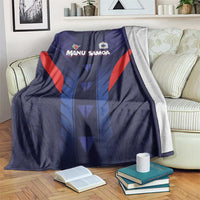 Rugby Samoa Blanket Siva Tau Spirit Sporty Vibes - Polynesian Pride