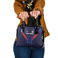 Rugby Samoa Shoulder Handbag Siva Tau Spirit Sporty Vibes - Polynesian Pride