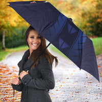 Rugby Samoa Umbrella Siva Tau Spirit Sporty Vibes - Polynesian Pride