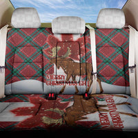 Canadian Christmas - Moose and Maple Retro Style Back Car Seat Cover LT03 One Size Red - Polynesian Pride