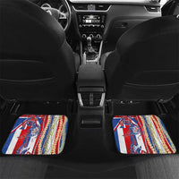 Hawaiian Sea Animals Car Mats with Lei and Flag Style