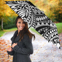 Hawaiian Tribal Manta Ray Umbrella Kakau Tattoo and Polynesian Art Motif Pattern
