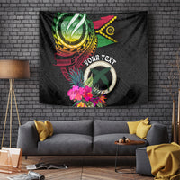 Vanuatu 44th Anniversary Tapestry Boars Tusk Tugeta Yumi Selebretem Indipendens Dei