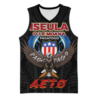 American Samoa Fautasi Basketball Jersey Pago Pago Aeto and Iseula o le Moana of Fagatogo Black Color LT03 Unisex Black - Polynesian Pride
