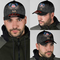 American Samoa Fautasi Classic Cap Pago Pago Aeto and Iseula o le Moana of Fagatogo Black Color LT03 - Polynesian Pride